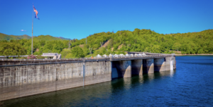Lake Fontana Dam near Robbinsville NC