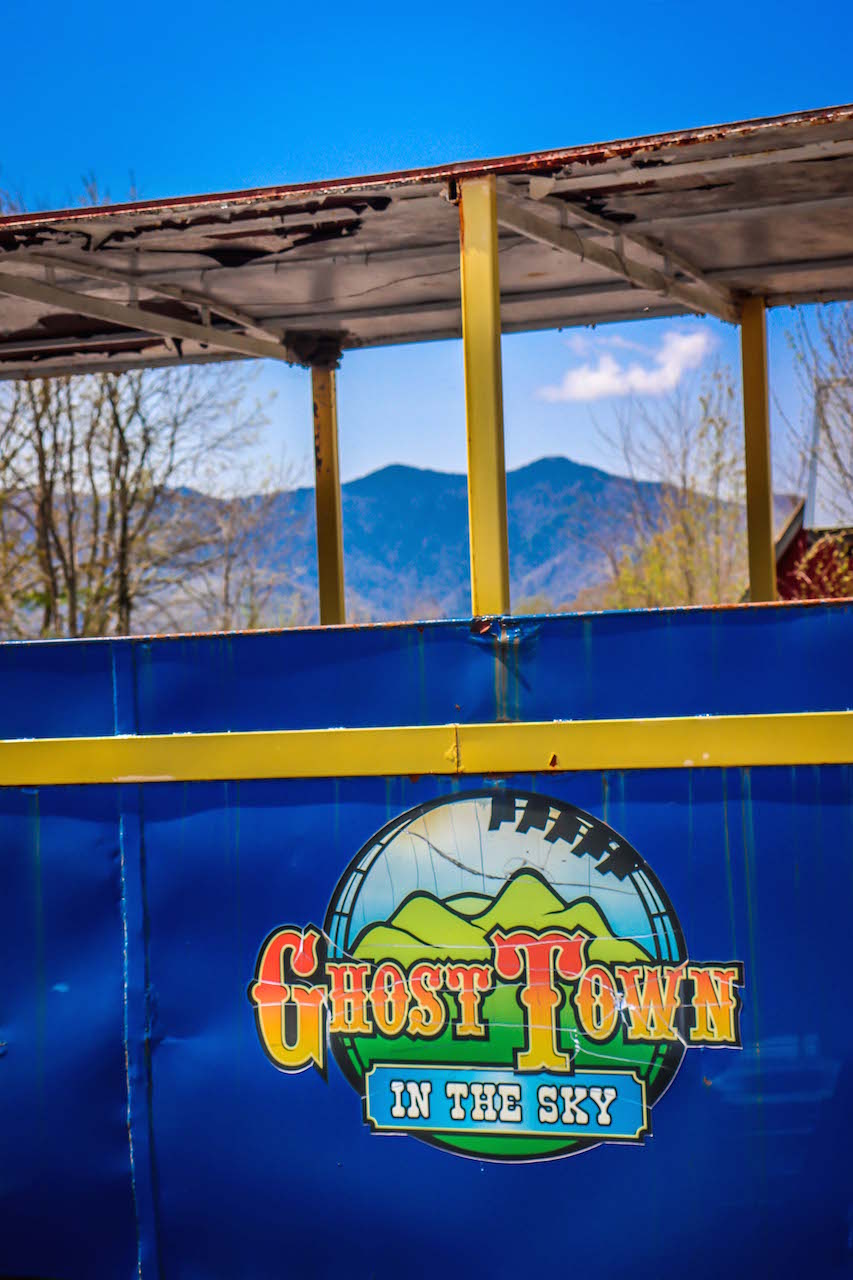Tram at Ghost Town in the Sky in Maggie Valley NC