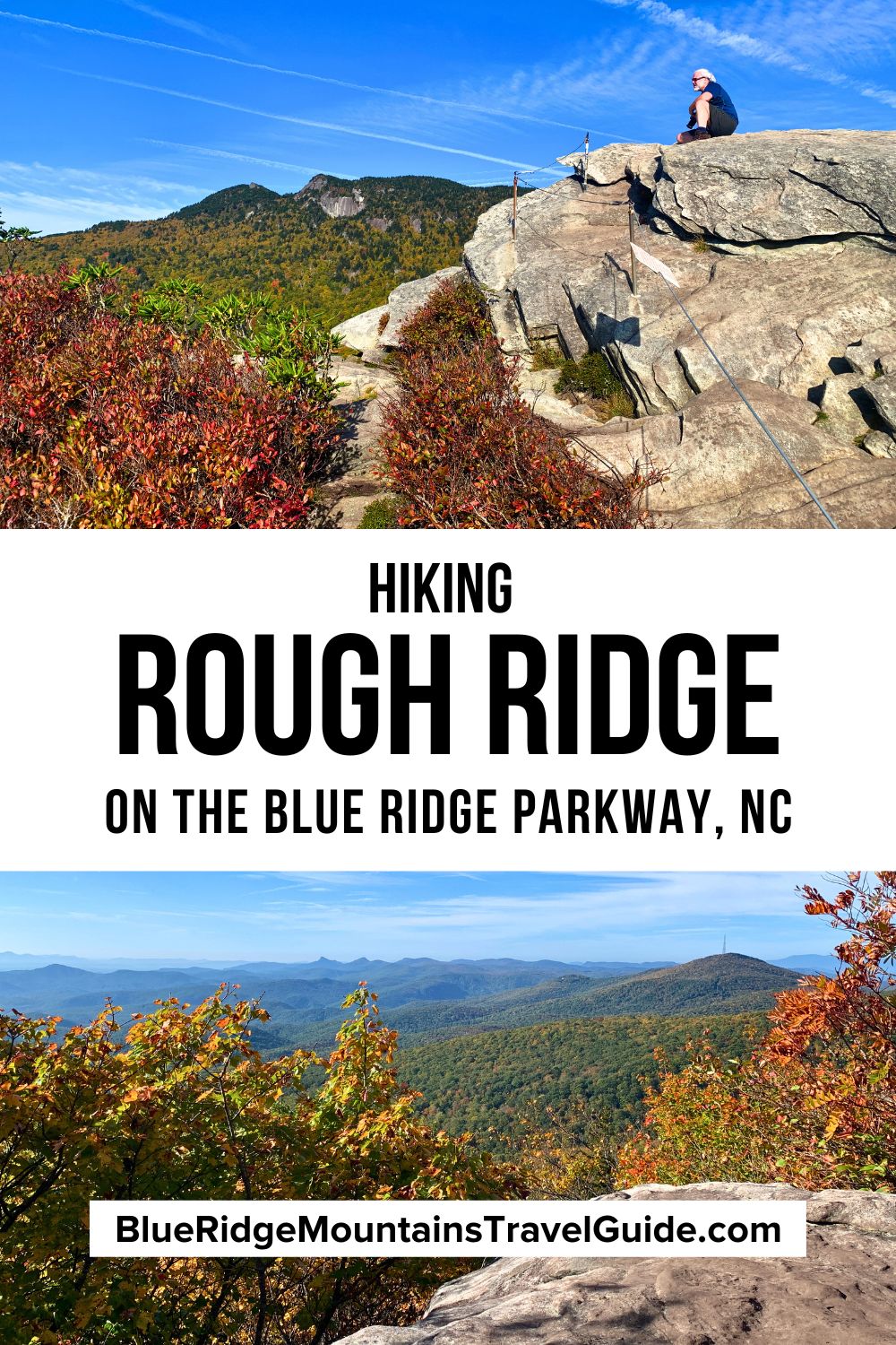 Hiking Rough Ridge Trail on the Blue Ridge Parkway in NC includes info on what to expect, as well as other trails and campgrounds nearby. | rough ridge in nc | rough ridge lookout of grandfather mountain nc | best north carolina hiking trails | best hiking trails in north carolina | best blue ridge parkway hikes | hiking trails on the blue ridge parkway | rough ridge lookout | hikes on the blue ridge parkway | rough ridge overlook | rough ridge hike | rough ridge hiking |
