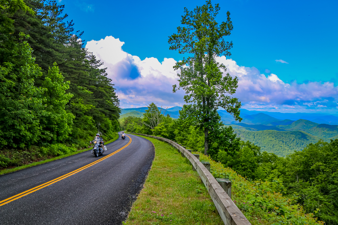 things to see on Blue Ridge Parkway in Virginia - Chimney Rock Mountain Overlook