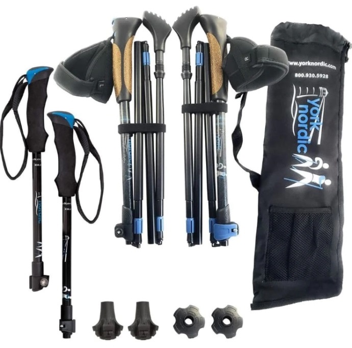 York Nordic Dual Grip Hiking & Trekking hiking poles