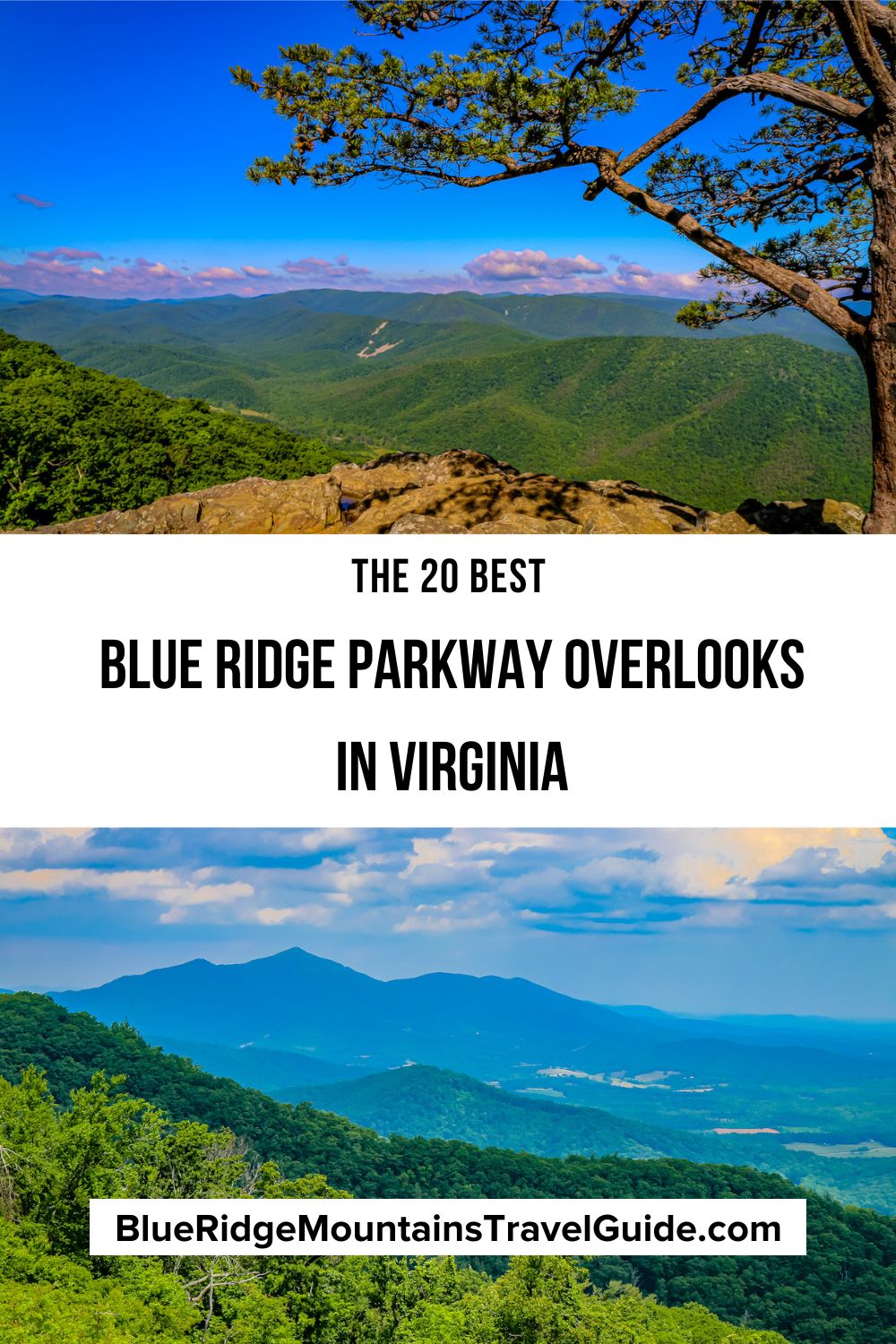 The 20 Best Blue Ridge Parkway Overlooks in Virginia including info on history, what you'll see, & the best overlooks for sunrise/sunset. | things to see on the blue ridge parkway | blue ridge parkway scenic overlooks | mountain overlooks | blue ridge parkway lookouts | best overlooks on the blue ridge parkway | best view on the blue ridge parkway | best views on the blue ridge parkway | appalachian blue ridge parkway | blue ridge parkway va | blue ridge scenic parkway |