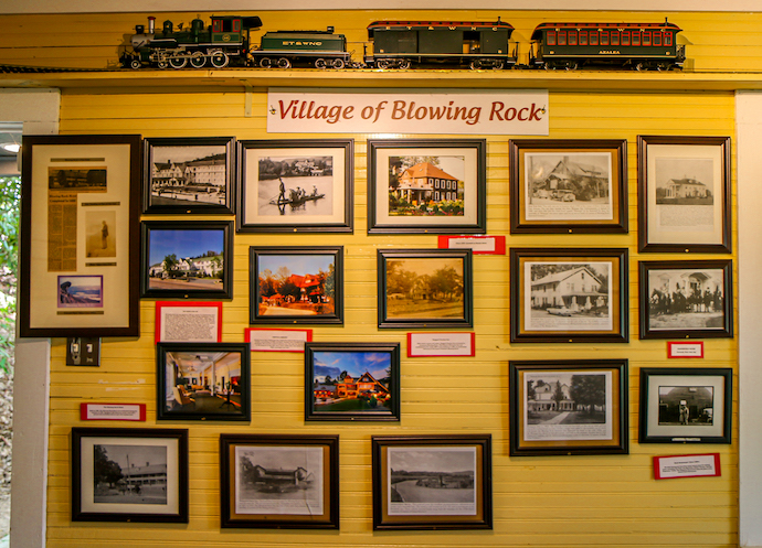 Historic Photos at the Blowing Rock
