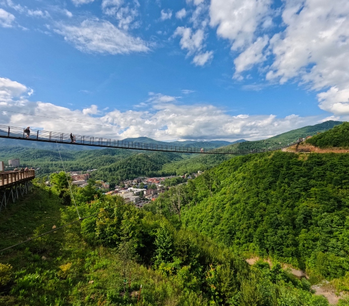 Gatlinburg Skypark Bridge TN