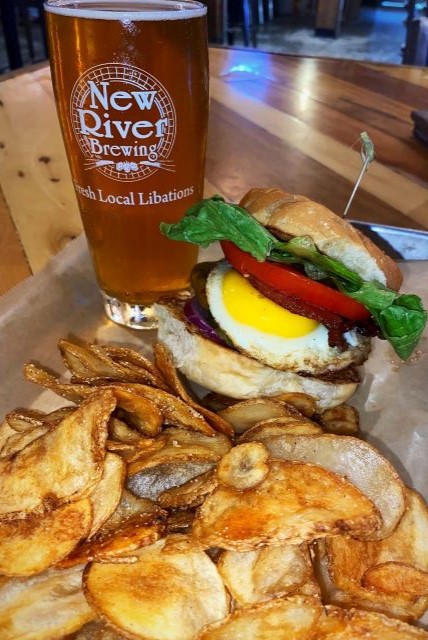 New River Brewing food in West Jefferson NC