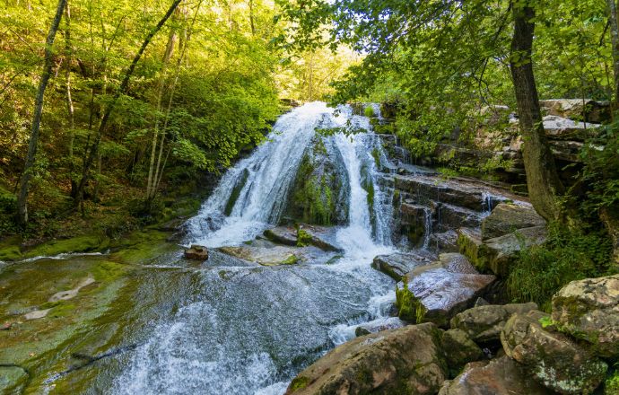 Roaring Run Falls Virginia Blue Ridge Parkway