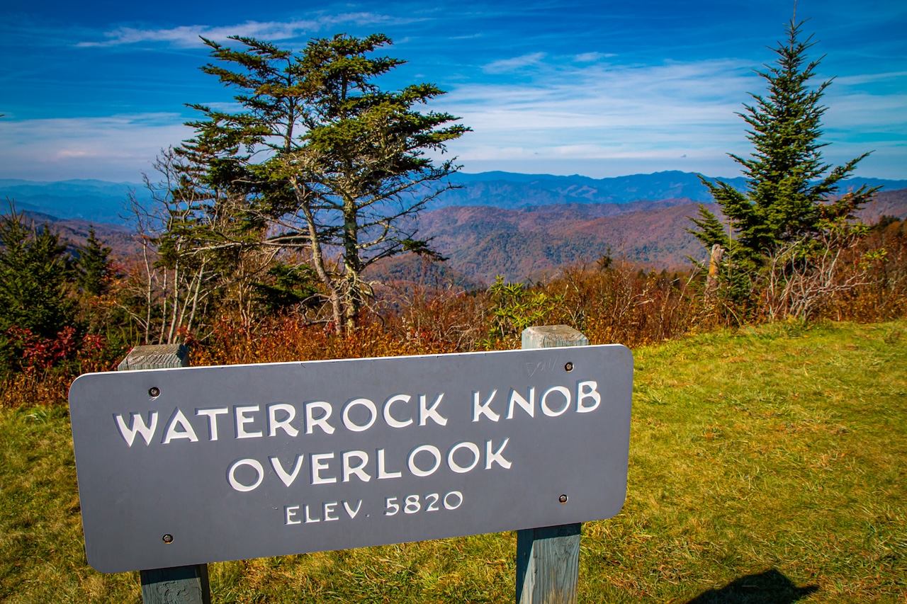 Waterrock Knob Overlook on the Blue Ridge Parkway