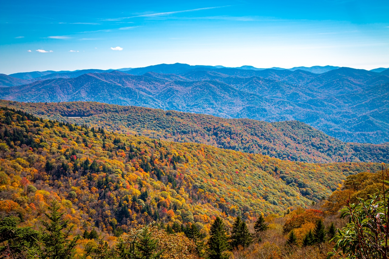 View from Waterrock Knob Visitor Center