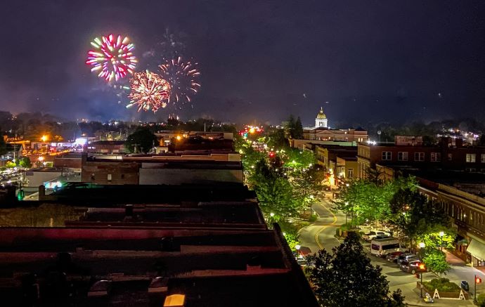 July 4th Celebration with Concert and Fireworks Display