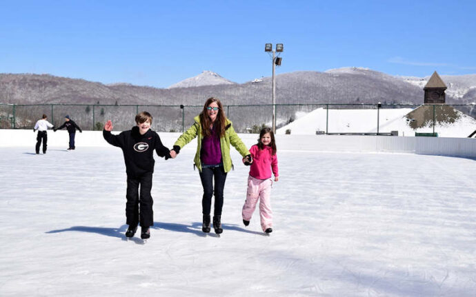 Ice Skating at Sugar Mountain Resort