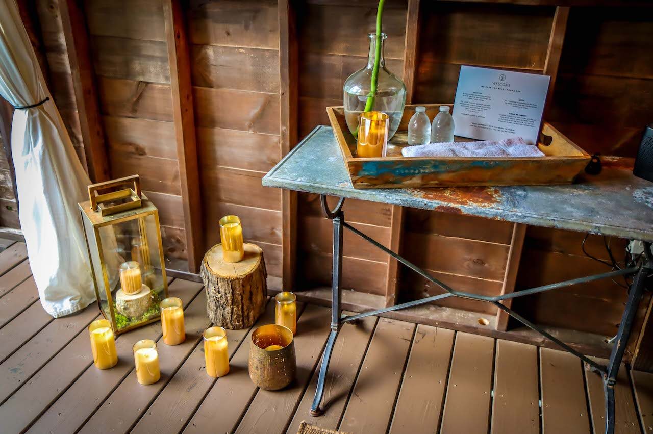 Lakeview at Fontana Cabana Soak- Candles