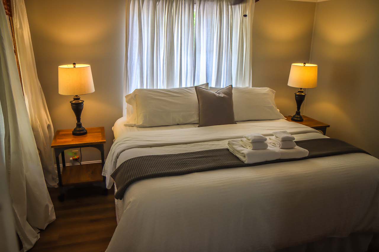 Bedroom at Lakeview at Fontana in Bryson City NC