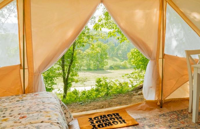 Chattanooga TN Glamping Yurt Rental