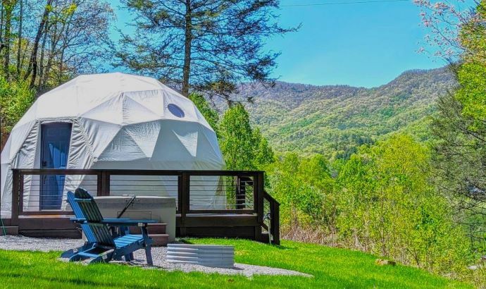 Glamping Smoky Mountains North Carolina