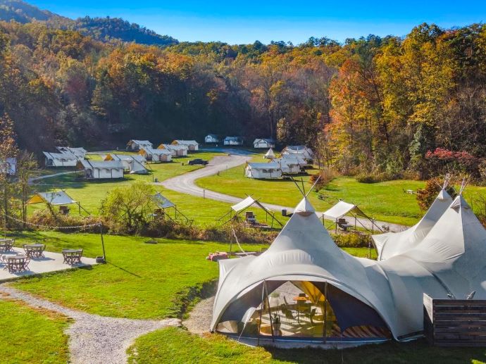 Great Smoky Mountains Glamping TN Pigeon Forge