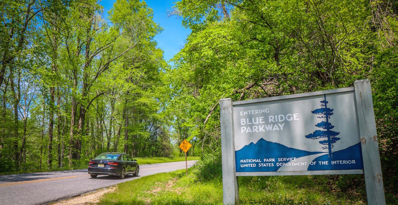 Blue Ridge Parkway Entrance