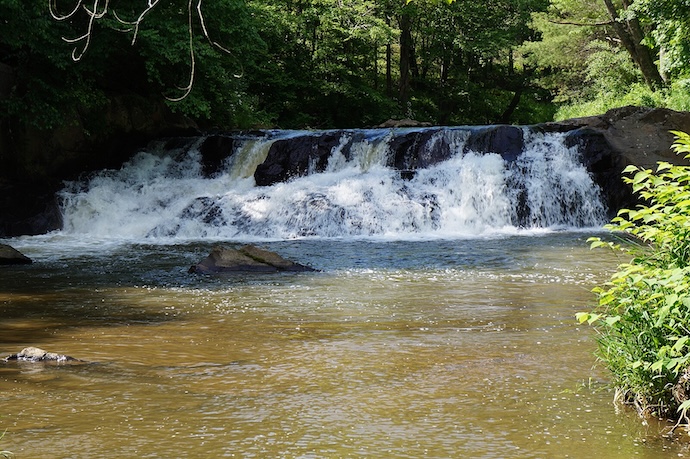 Chestnut Creek Falls at New River Trail State Park