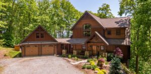 Eagles Nest Cabin Banner Elk NC Spring