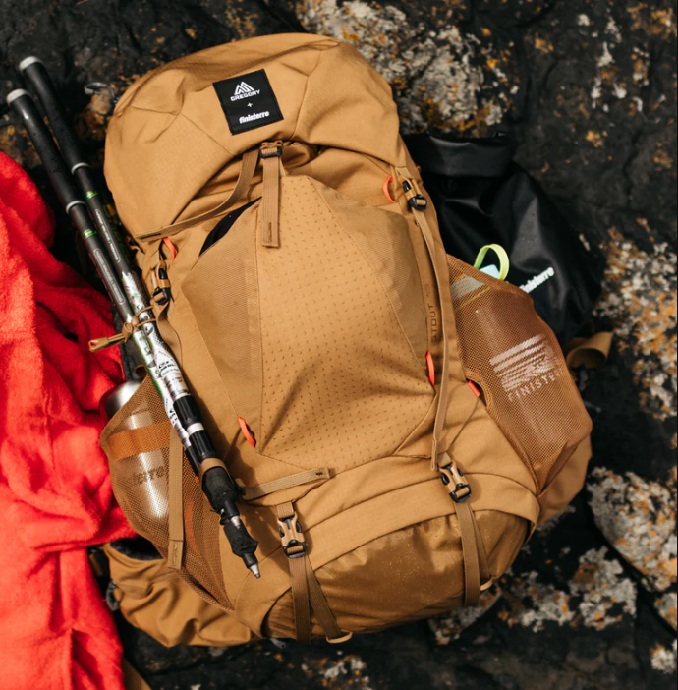 Finisterre + Gregory Stout 45 backpack