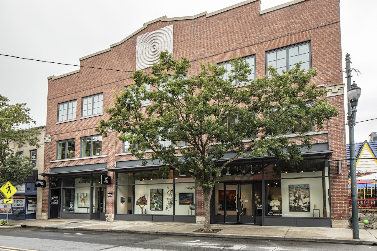 Exterior of the Elevation Lofts Building in Asheville NC